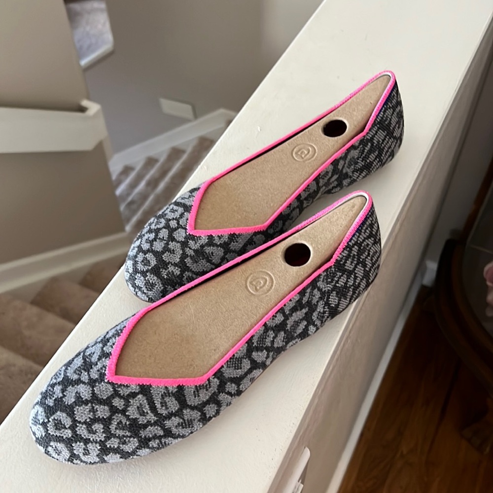 Rothy’s animal print flats